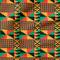 Kente Cotton Fabric Piece by Loops & Threads®